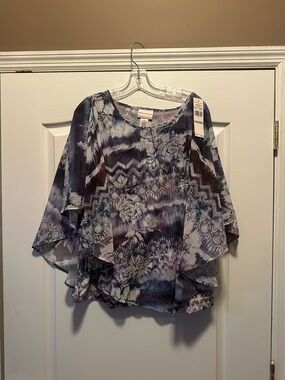 Alfred Dunner Women's Top Blouse Size XL Brand New With Tags